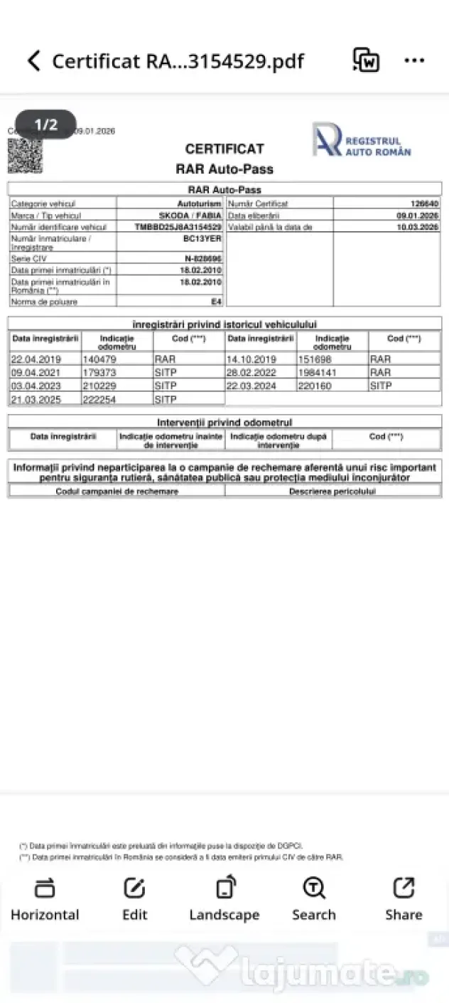 Skoda Fabia 2 1.6i Euro GPL