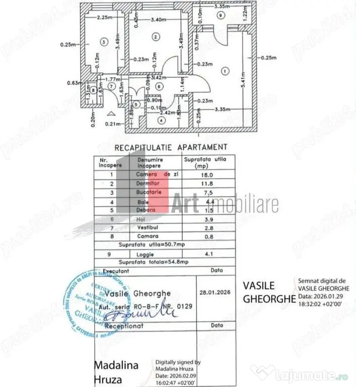 Vindem apartament 2 camere in Crangasi