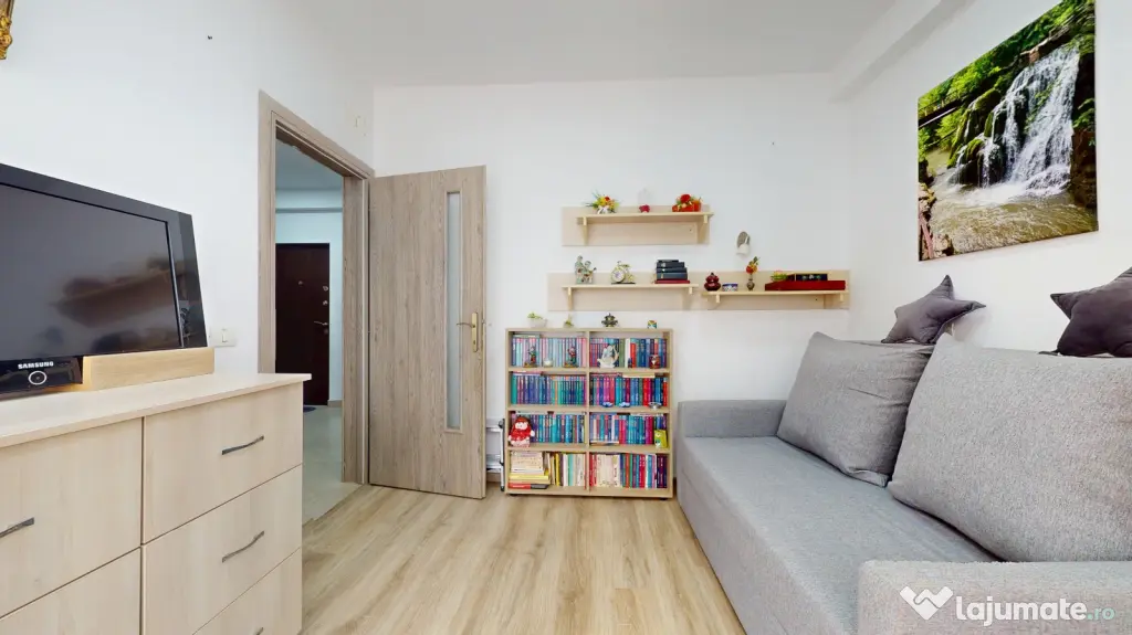 Vânzare apartament 2 camere Ghimbav, mobilat, utilat complet, loc parcare inclus