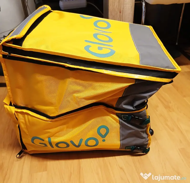 Rucsac / Geanta Termica Extensibila Glovo – Noua/Nefolosita