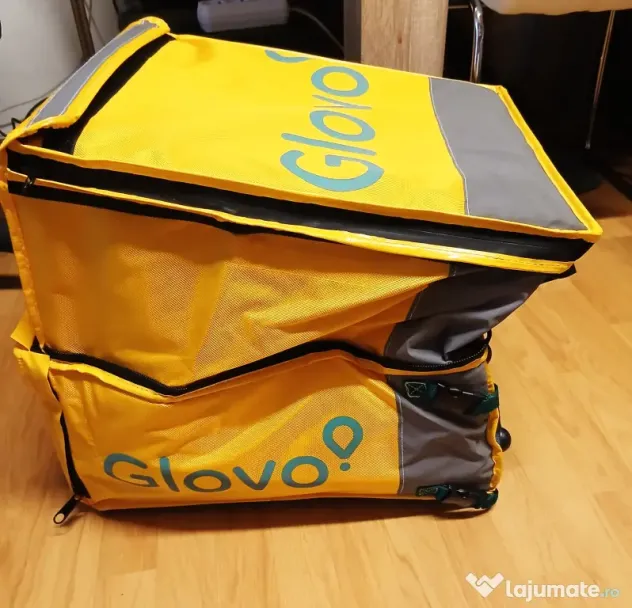 Rucsac / Geanta Termica Extensibila Glovo – Noua/Nefolosita