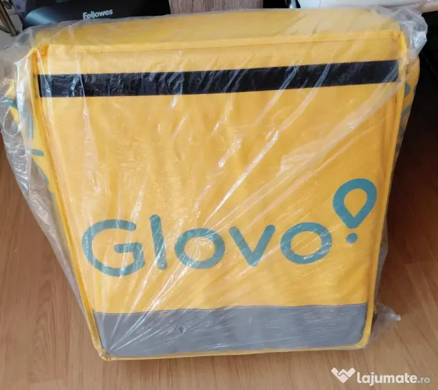 Rucsac / Geanta Termica Extensibila Glovo – Noua/Nefolosita
