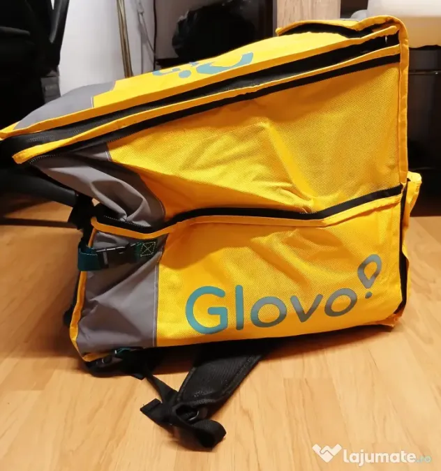 Rucsac / Geanta Termica Extensibila Glovo – Noua/Nefolosita