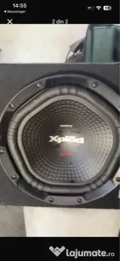 Tub de bass cu stație Sony Xplaod 