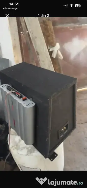 Tub de bass cu stație Sony Xplaod