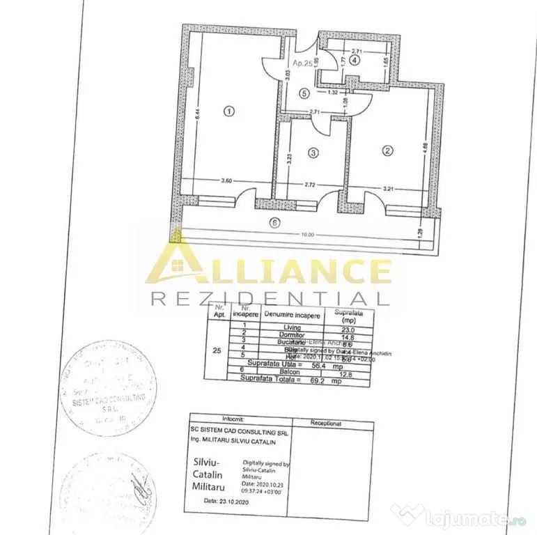 Apartament 2 camere | 69 mp | Parcare inclusa | Mobilat s...