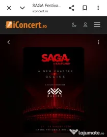 5 bilete Saga General Acces pe 3 zile