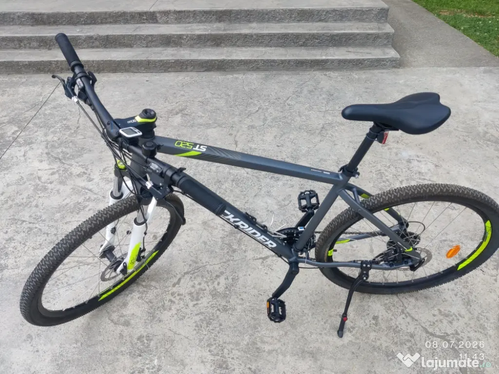 Bicicletă RockRider, 27.5 inch, XL, frână pe disc