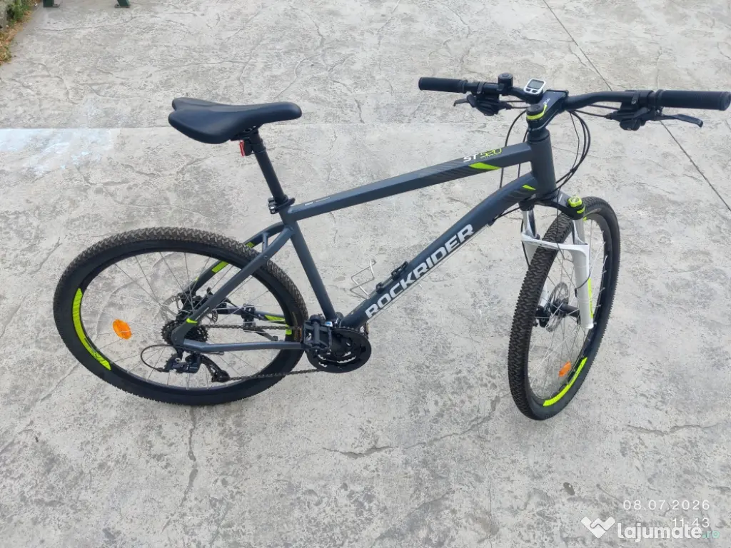 Bicicletă RockRider, 27.5 inch, XL, frână pe disc
