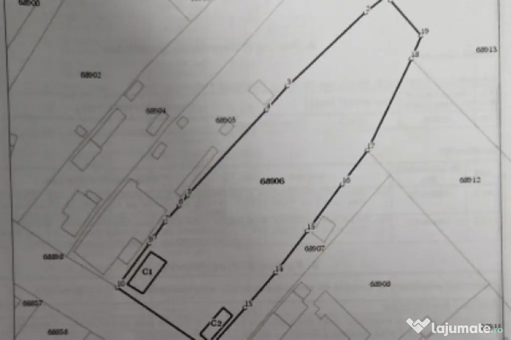 Teren 2.353 mp – zonă Bradesti, sat Tatomiresti