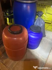 Tocitoare-500 L,8 buc Damigene de 50 L,3 Butoaie de 200 L