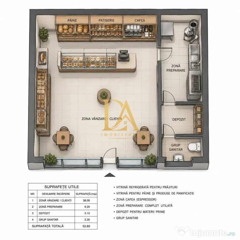Spațiu Comercial Stradal de Închiriat – 40 mp Timpuri...