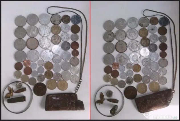 Monezi si diferite obiecte vechi colectie