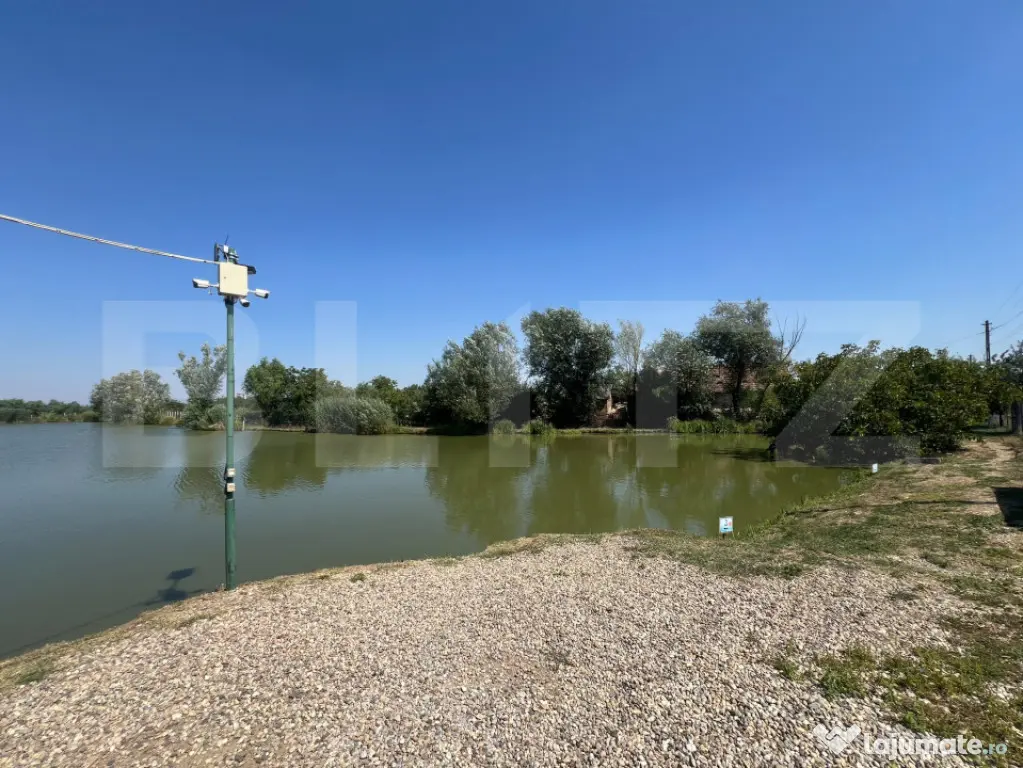 Baltă de pescuit și agrement cu 2 hectare de teren - zona