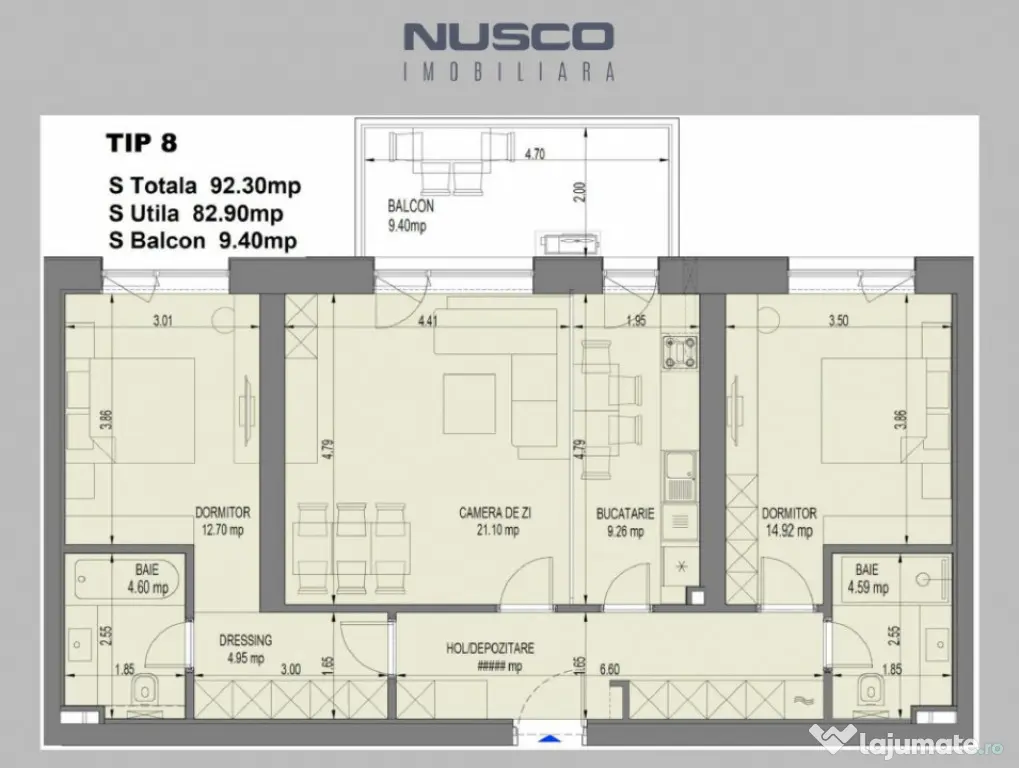 Apartament 3 camere | Nusco City | Faza 2 | Ready to move |