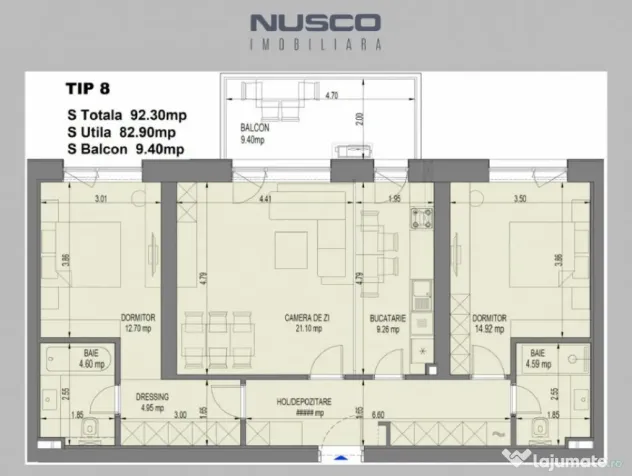 Apartament 3 camere | Nusco City | Faza 2 | Ready to move |