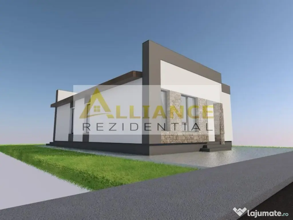Casa individuala parter || 4 camere 2 bai || teren 469mp