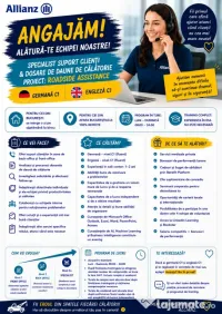 Angajam vorbitori de limba germana si limba engleza cu experienta in call-center