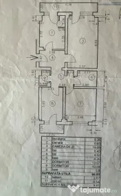 Apartament 3 camere decomandat, zona Calarasilor. 