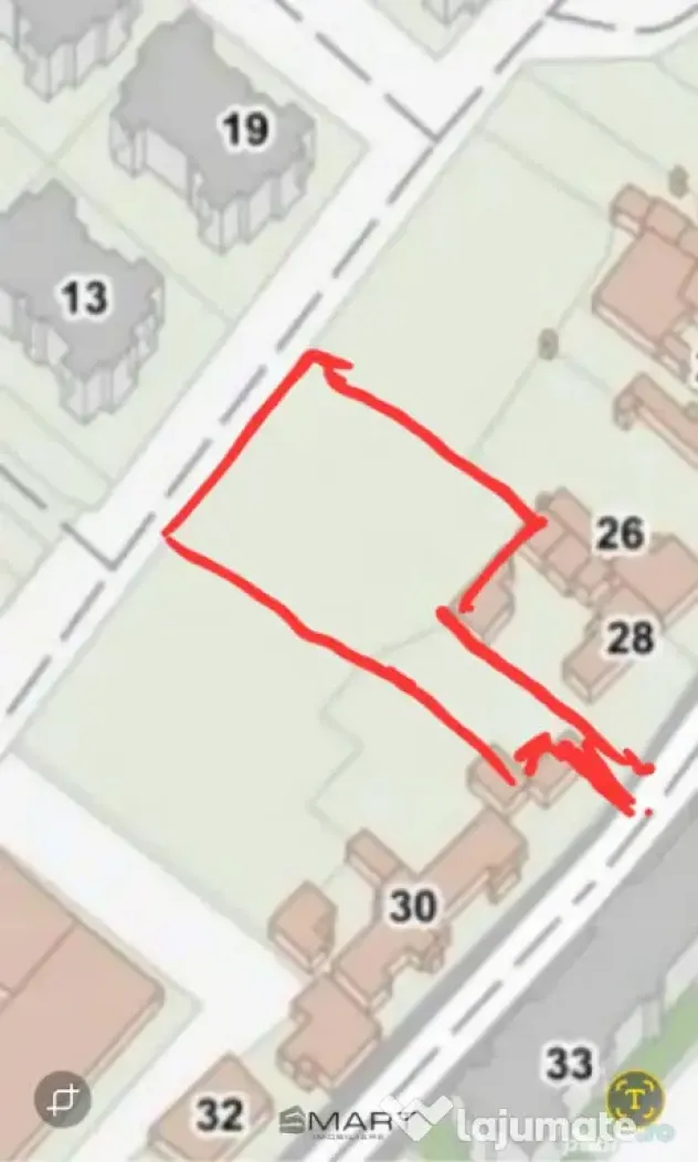 Teren intravilan deschidere la doua strazi zona Turnisor