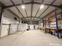 Hală du depozit farmaceutic si birouri 269 mp, curte 1.845 