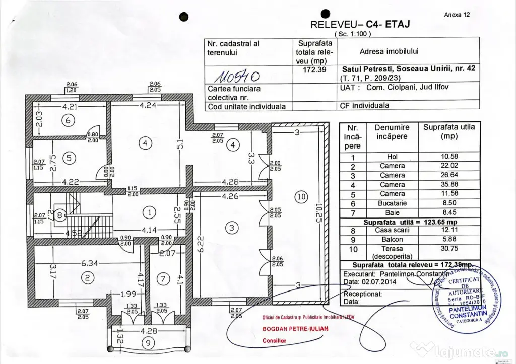 Casa individuala - Petresti Corbeanca - 9 camere - 3 bai - 5 - Petresti (Bucuresti-Ilfov)