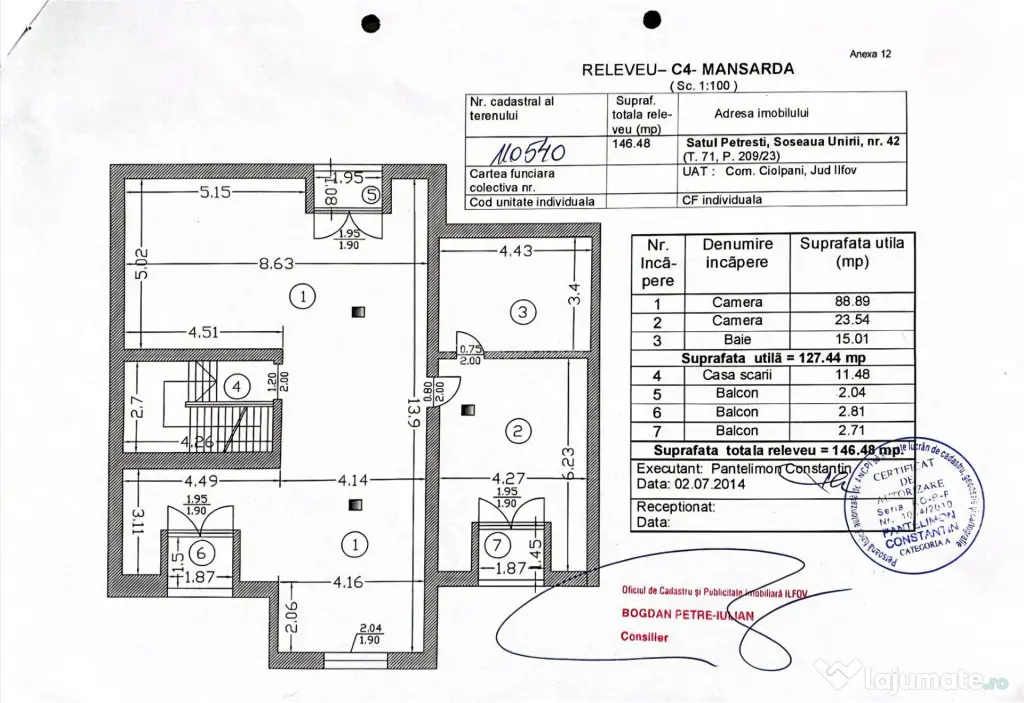 Casa individuala - Petresti Corbeanca - 9 camere - 3 bai - 5 - Petresti (Bucuresti-Ilfov)