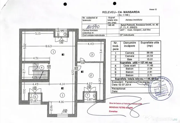 Casa individuala - Petresti Corbeanca - 9 camere - 3 bai - 5 - Petresti (Bucuresti-Ilfov)