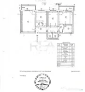 3 camere decomandat, 71,83 mp, centrală proprie, Piața Mun 