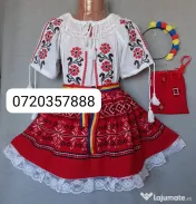 Costum popular pentru copii 4-5-6-7-8-9 ani, 265 lei 
