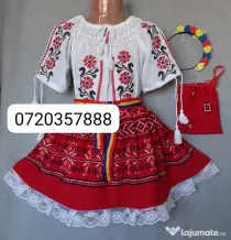 Costum popular pentru copii 4-5-6-7-8-9 ani, 265 lei