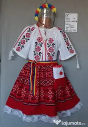 Costum popular pentru copii 4-5-6-7-8-9 ani, 265 lei 