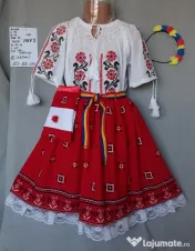 Costum popular pentru copii 4-5-6-7-8-9 ani, 265 lei 