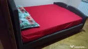 Vând pat matrimonial 160x200 cm + saltea super-ortopedica - 500 lei