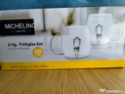 Set 2 căni cu trandafir interior