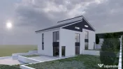 Casa tip duplex, 4 camere Semifinisat + 2 Parcari, 120mp |De