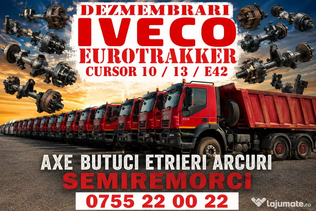 Dezmembrari Iveco 8x4 Trakker Eurotrakker - Butuci Axe Grupuri