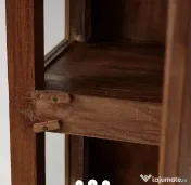 Vitrina Ingusta din Lemn de Tec 