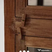 Vitrina Ingusta din Lemn de Tec 