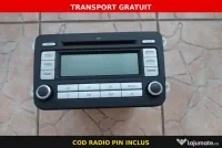 Radio VW RCD 300 MP3 1K0 035 186 AD Blaupunkt Golf 5 Passat Jetta Touran