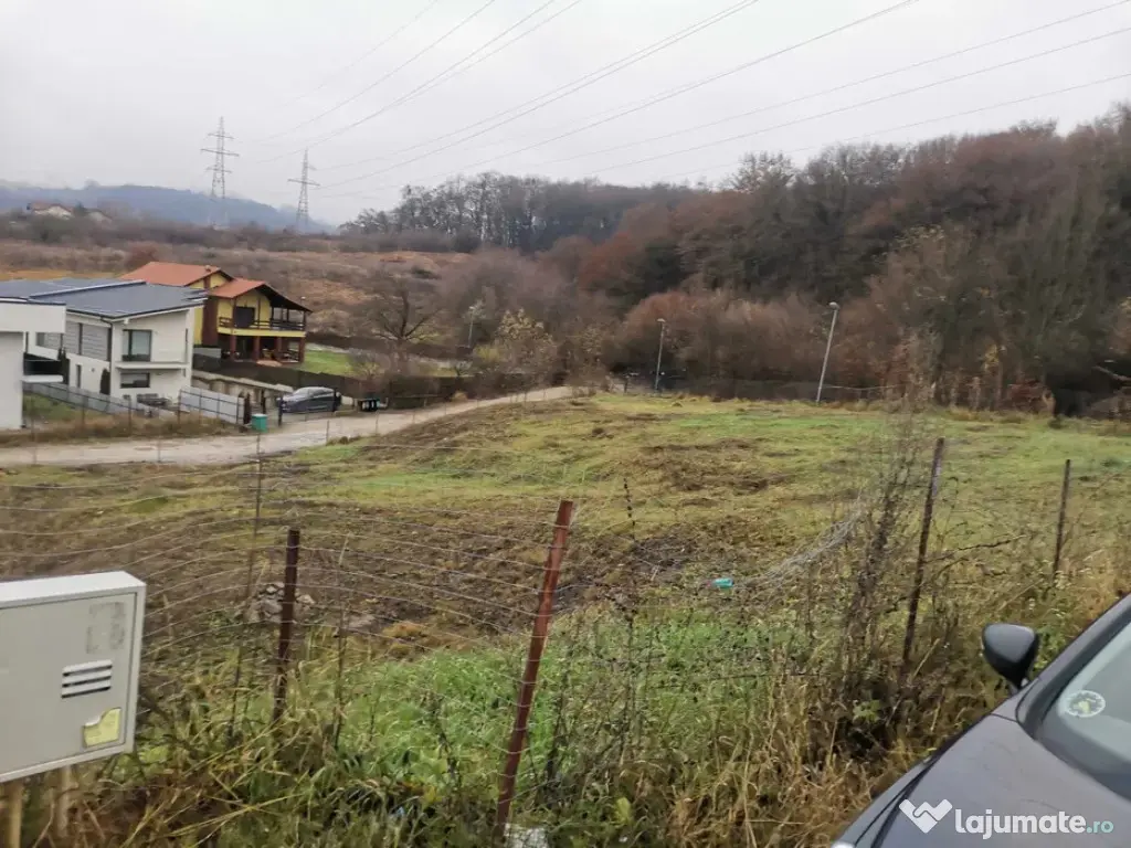 Teren intravilan, 1544 mp,cu front la 2 strazi de 38 m in Z - Cluj-Napoca (Cluj)