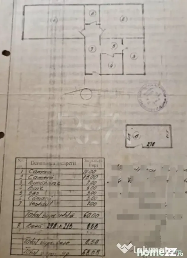 2 camere, decomandat , boxa, 69mp, BLOC RUSESC-Orizont, Afi - Bucuresti (Bucuresti-Ilfov)