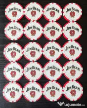Set 20 Jetoane Poker Jim Beam – Ediție de Colecție Aniversară (1995) 