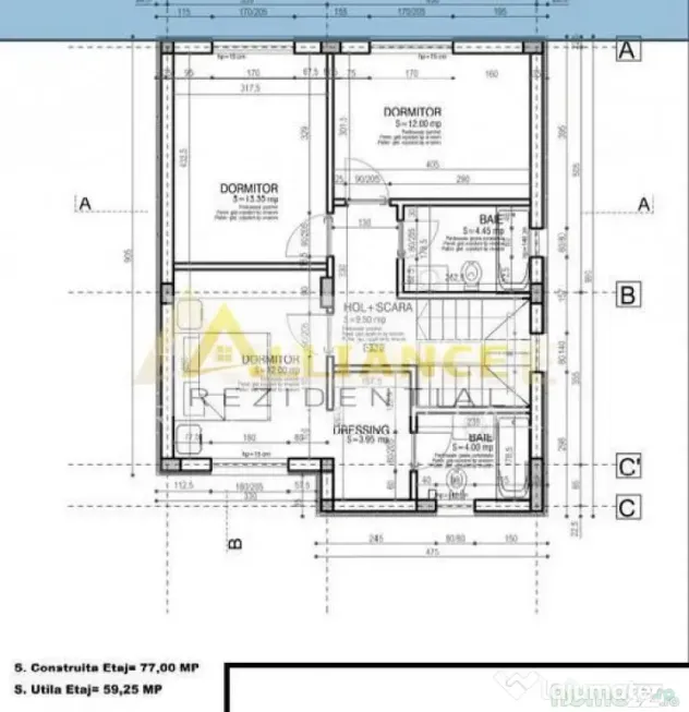 Casa individuala P+1E || 5 camere 3 bai || teren 227mp || Popesti Leordeni - Berceni (Bucuresti-Ilfov)