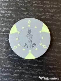 Jeton Cazino VITAS București Anii 90 – Piesă Autentică Colecție / Crupier