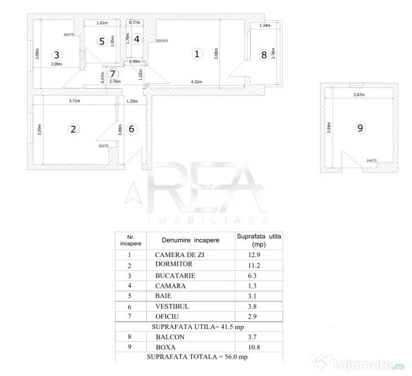 2 camere Floreasca decomandat, centrală, et. 1, renovat, bo - Bucuresti (Bucuresti-Ilfov)