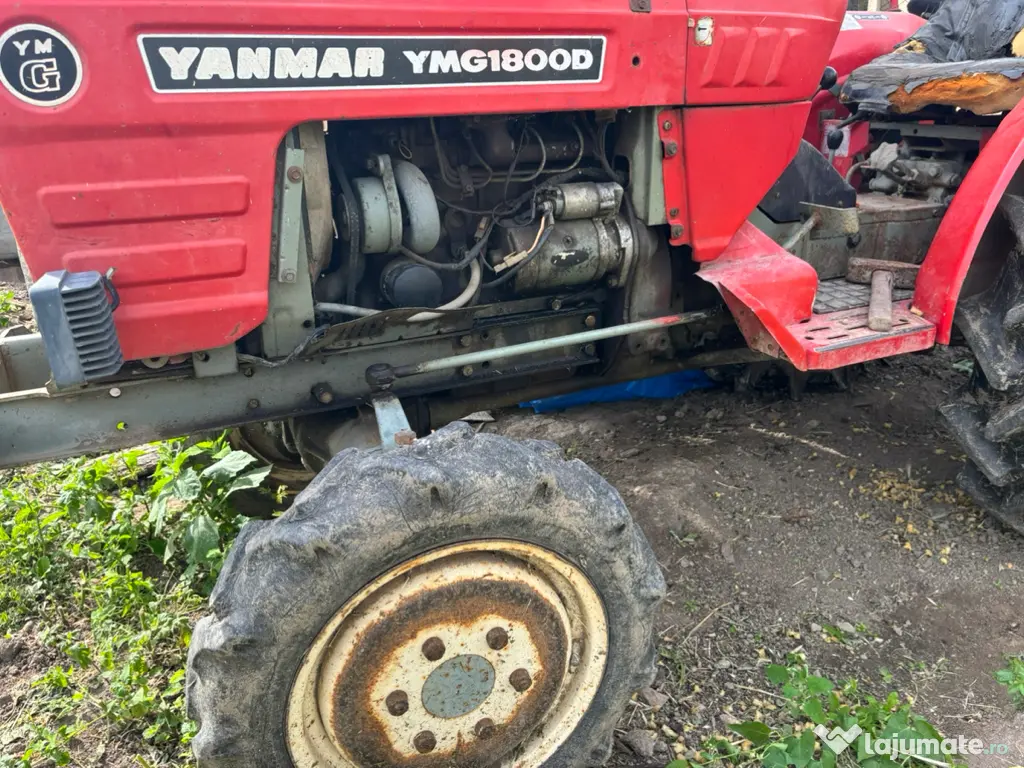Tractor Yanmar YMG1800D 4x4 + freză 120 cm