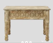 Masuta de Cafea din Lemn Sculptat