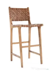 Scaun de Bar cu Piele Naturala 