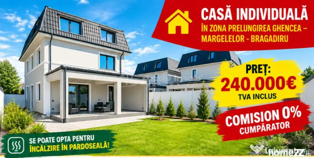 Casa individuala - Vila - Prelungirea Ghencea - Margelelor - Bucuresti (Bucuresti-Ilfov)